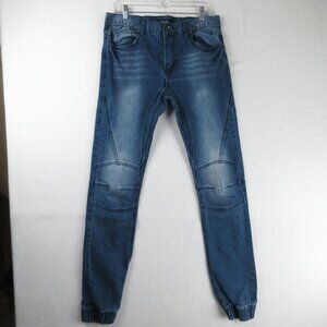 Syndicate Premium Denim Collection Jogger Size 33 Slim Fit Medium Blue Wash
